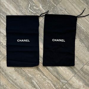 Authentic CHANEL shoe Dust Bags